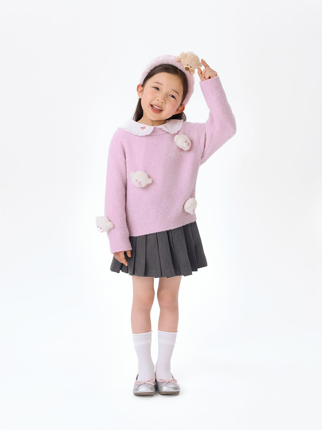 13DE MARZO BabyBear Full Sweater Pink - 13DE MARZO