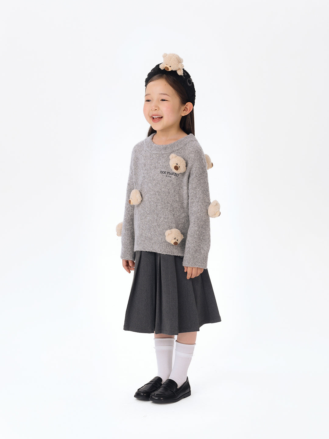 13DE MARZO BabyBear Full Sweater Grey - 13DE MARZO