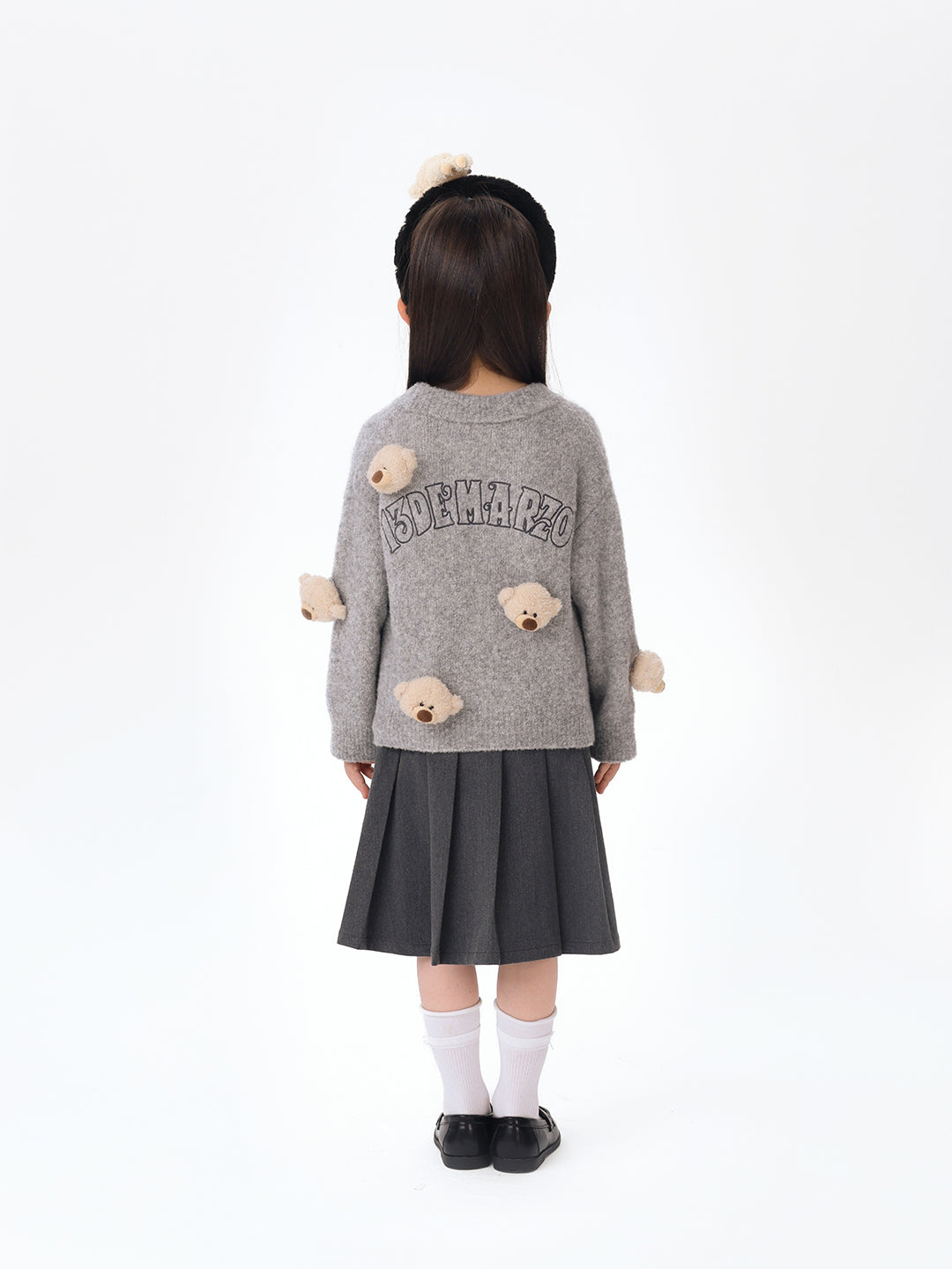 13DE MARZO BabyBear Full Sweater Grey - 13DE MARZO