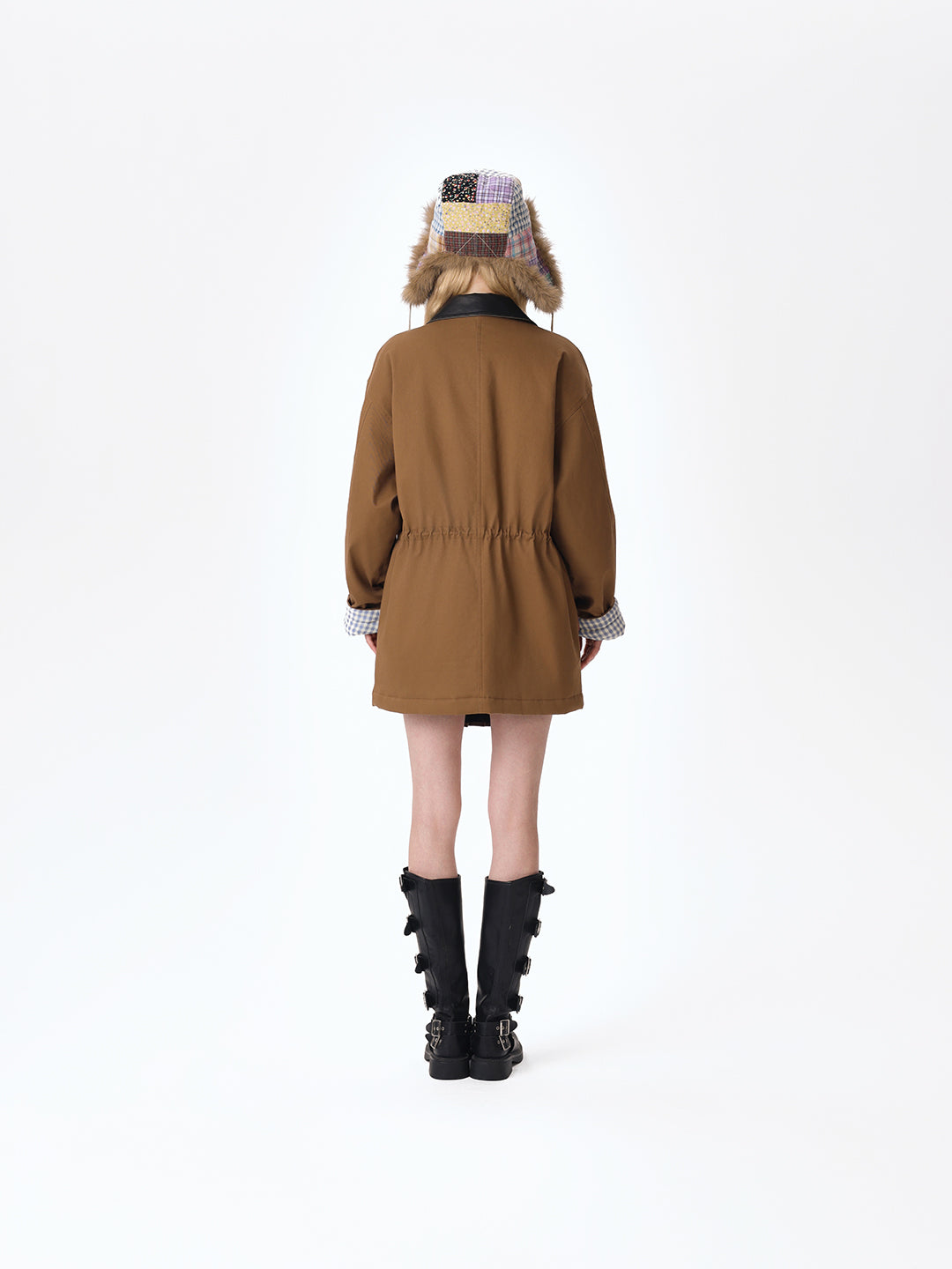 13DE MARZO Plaid Earflap - 13DE MARZO