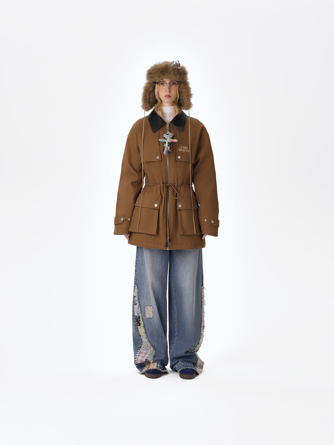 13DE MARZO Plaid Earflap - 13DE MARZO