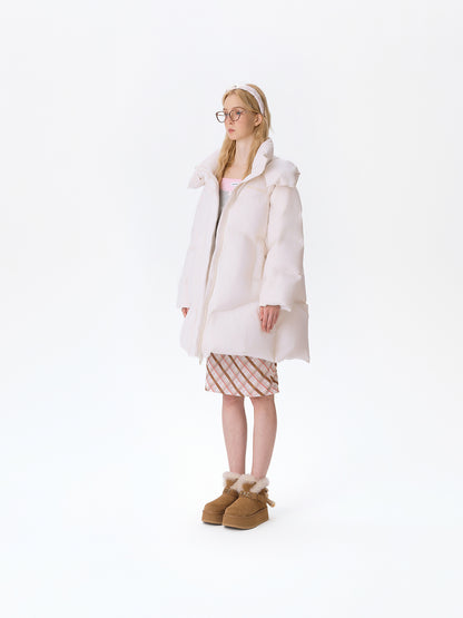 13DE MARZO Bear Puffer Down Jacket Beige - 13DE MARZO