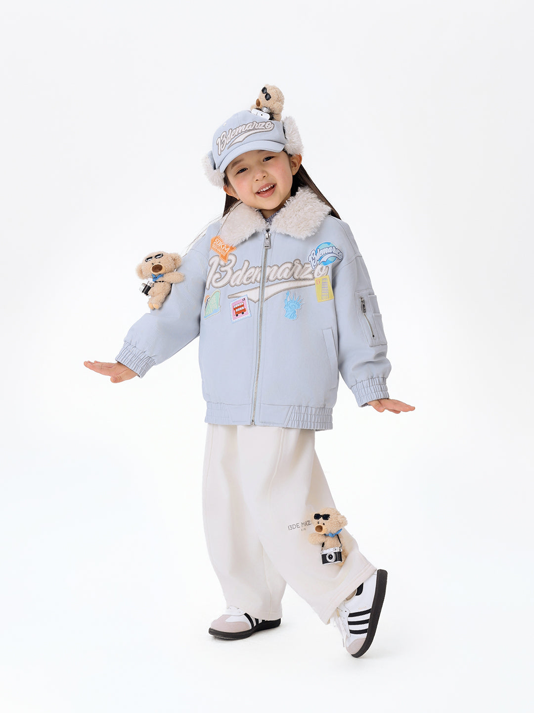 13DE MARZO BabyBear Harem Pants Beige - 13DE MARZO