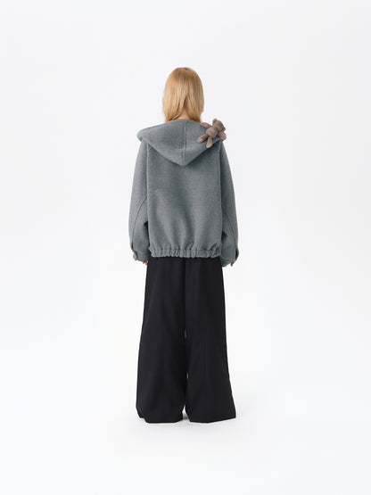 13DE MARZO Bear Doudle Fleece Coat - 13DE MARZO