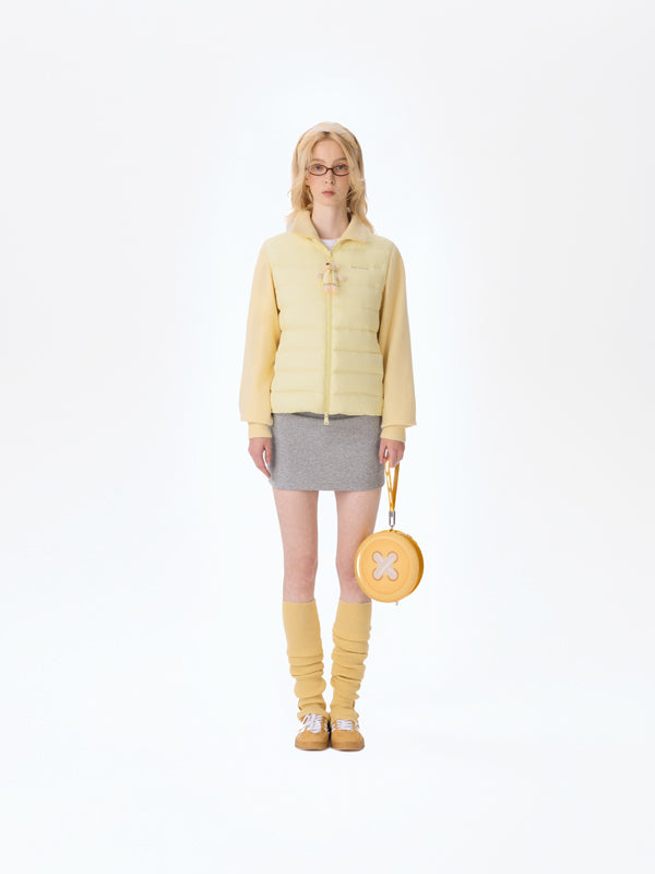 13DE MARZO Bear Zipper Down Jacket - 13DE MARZO