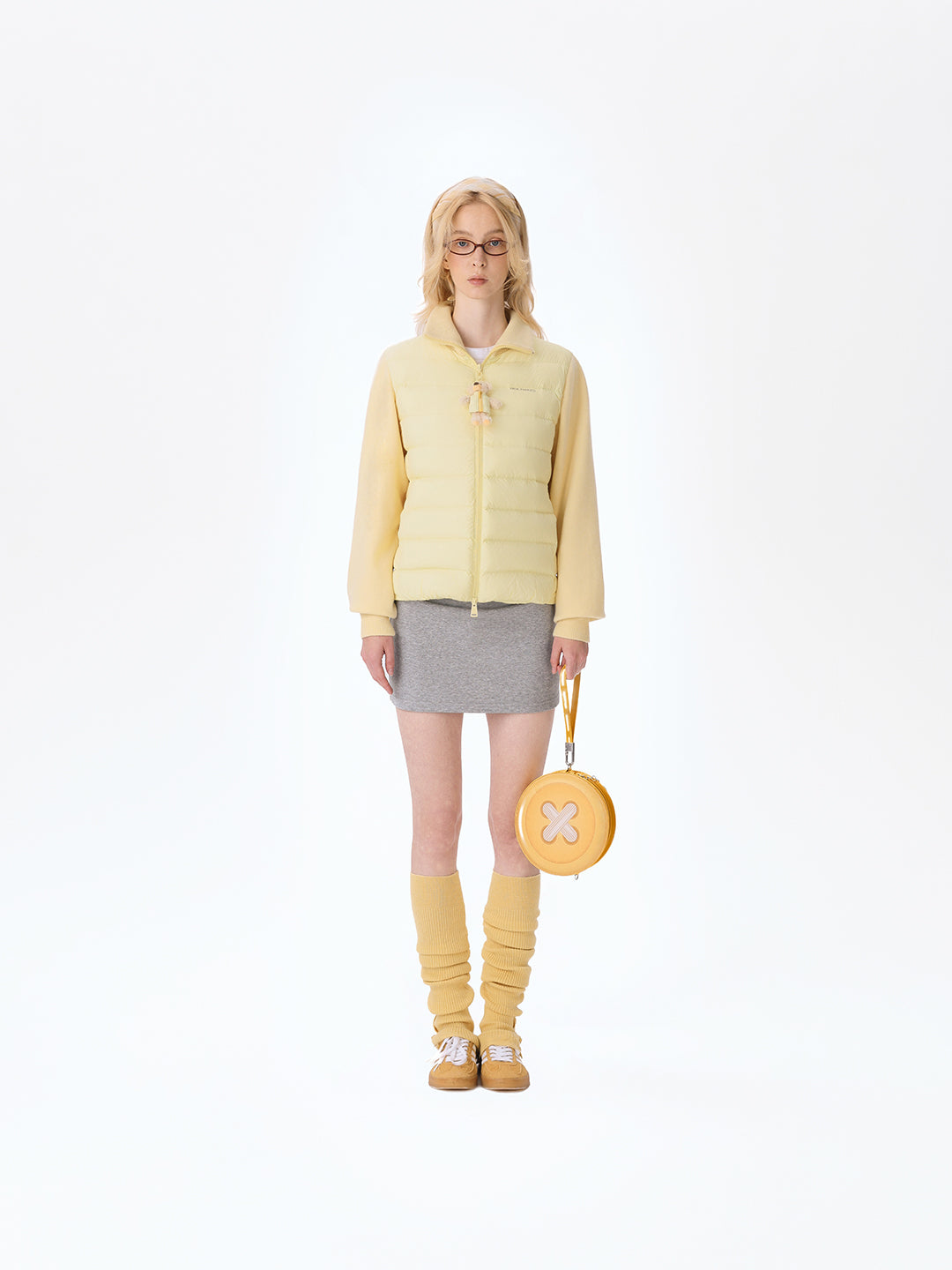 13DE MARZO Tailor Bear Button Bag Yellow - 13DE MARZO