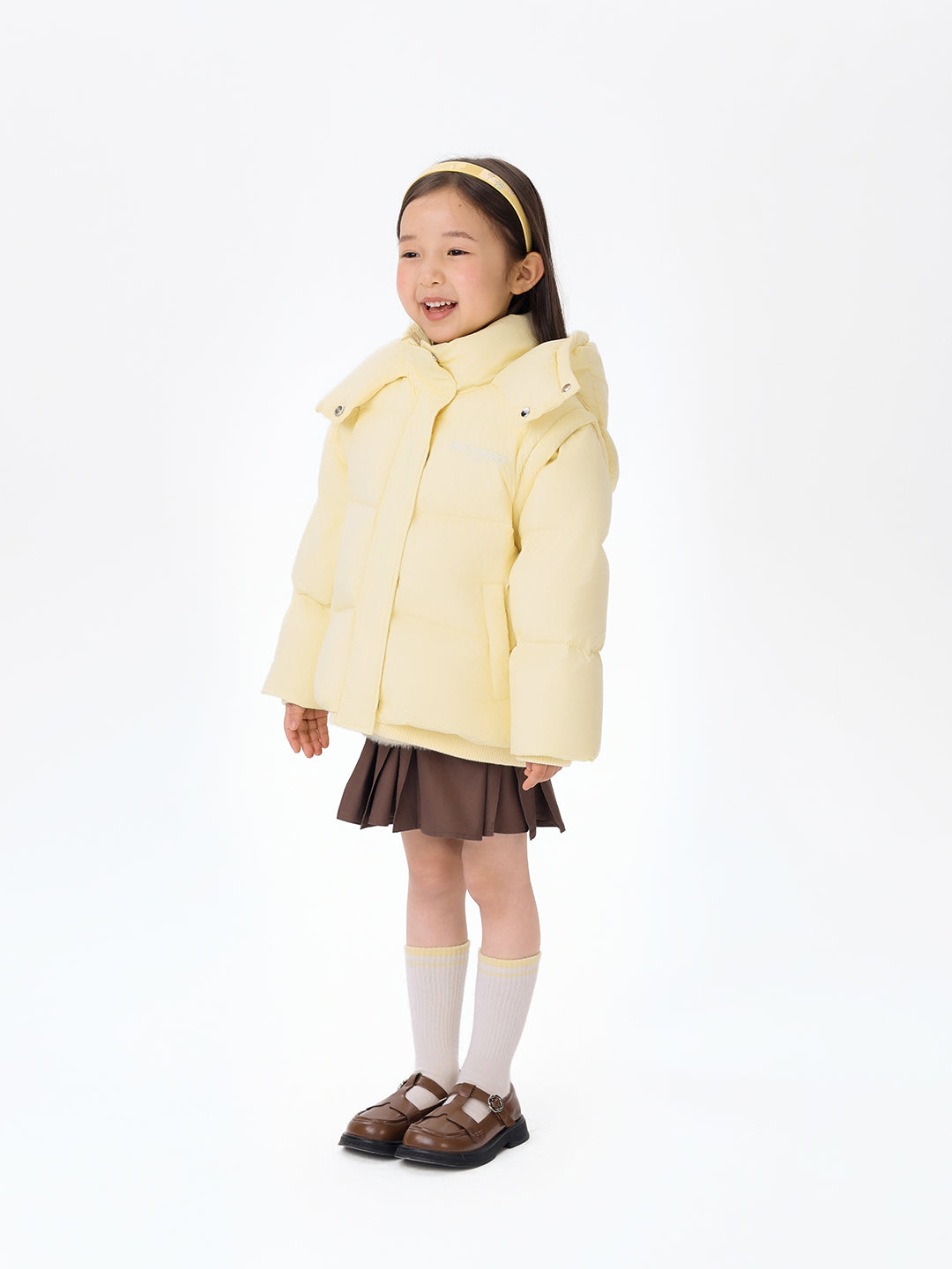 13DE MARZO BabyBear Detachable Down Jacket Yellow - 13DE MARZO