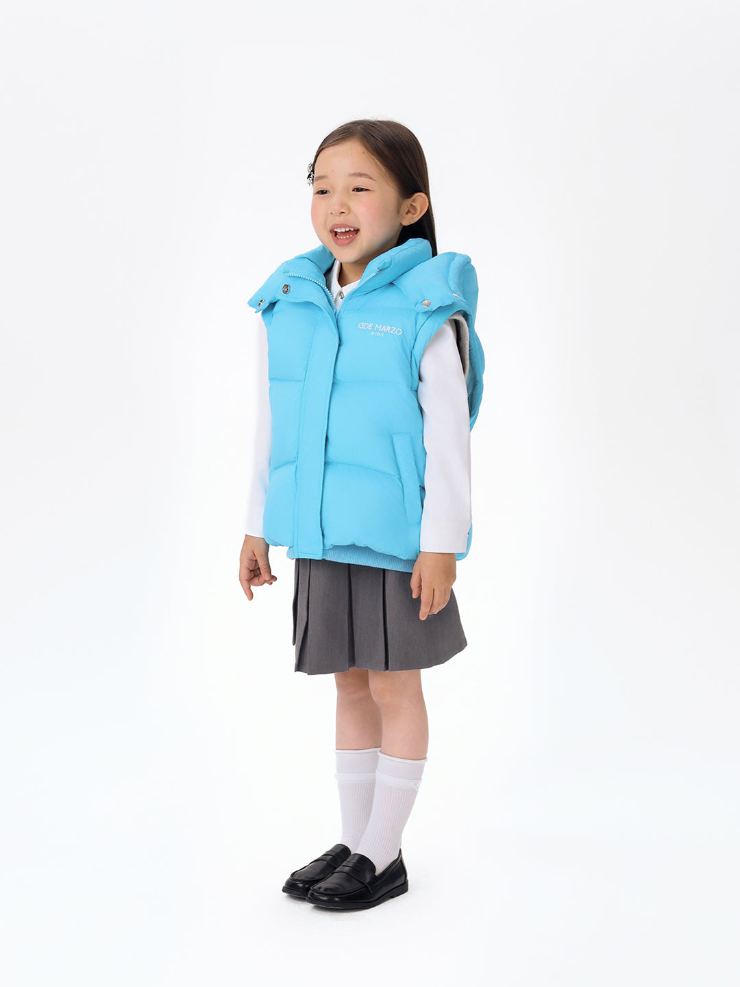 13DE MARZO BabyBear Detachable Down Jacket Blue - 13DE MARZO