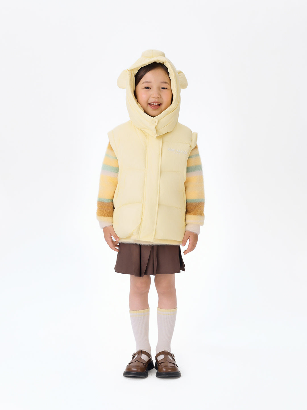 13DE MARZO BabyBear Detachable Down Jacket Yellow - 13DE MARZO