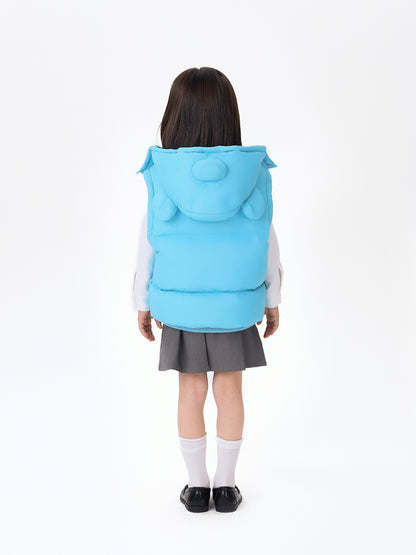 13DE MARZO BabyBear Detachable Down Jacket Blue - 13DE MARZO