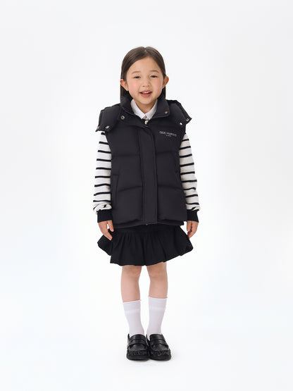13DE MARZO BabyBear Detachable Down Jacket Black - 13DE MARZO