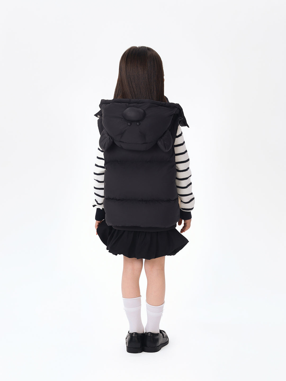 13DE MARZO BabyBear Detachable Down Jacket Black - 13DE MARZO