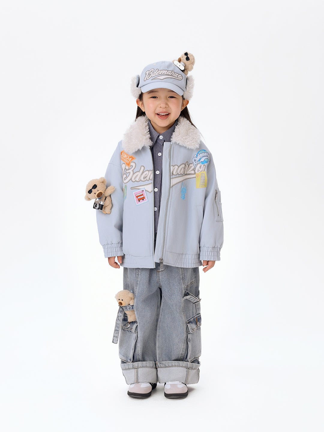 13DE MARZO BabyBear Travel Cap Blue - 13DE MARZO