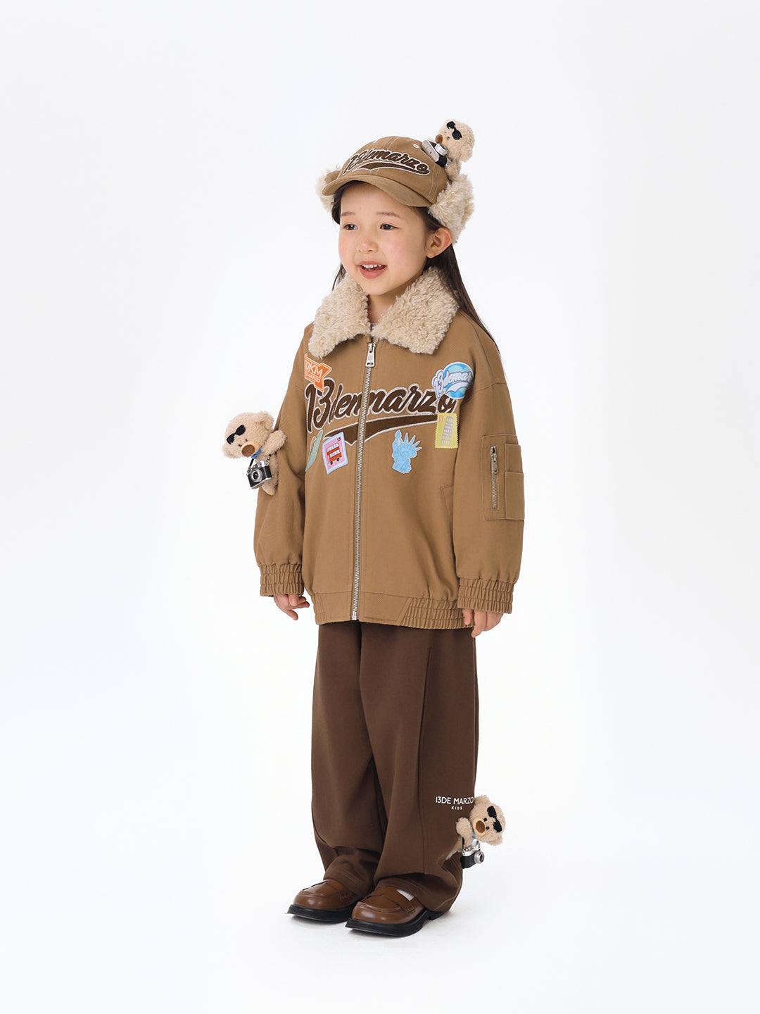 13DE MARZO BabyBear Travel Cap Brown - 13DE MARZO