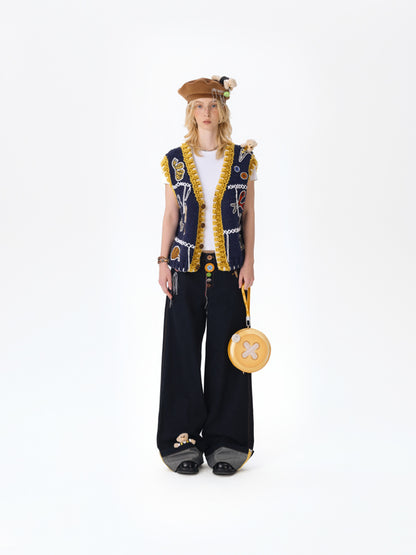 13DE MARZO Tailor Bear Button Beret - 13DE MARZO