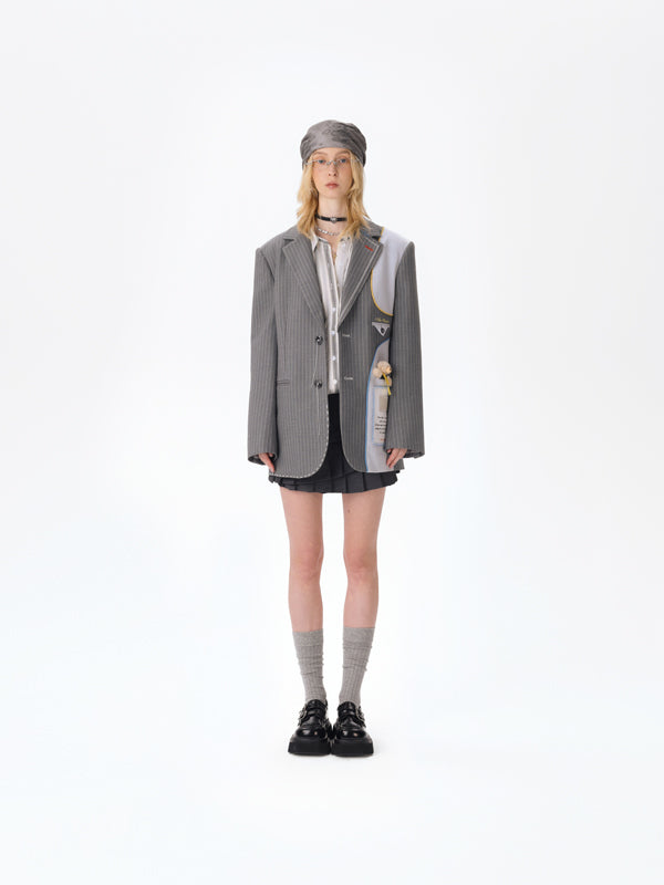 13DE MARZO Tailor Bear Patch Suit - 13DE MARZO