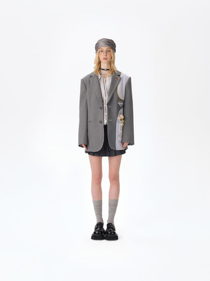 13DE MARZO Tailor Bear Patch Suit - 13DE MARZO