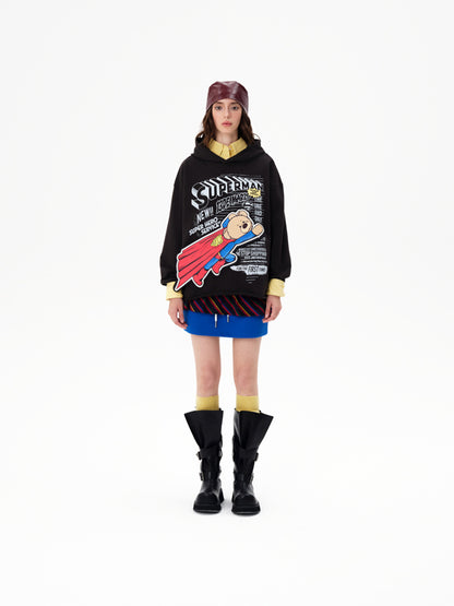 13DE MARZO Superman Bear Hoodie - 13DE MARZO