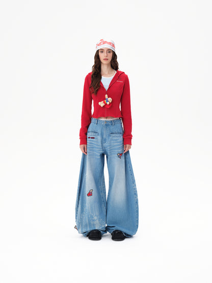 13DE MARZO Superman Bear City Jeans - 13DE MARZO