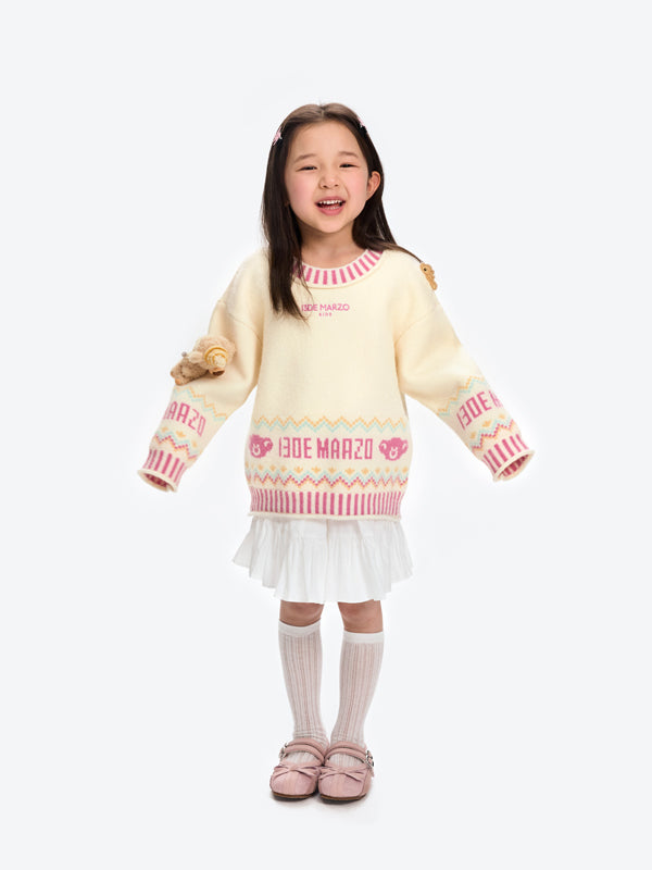 13DE MARZO BabyBear Fair Isle Knit Sweater - 13DE MARZO