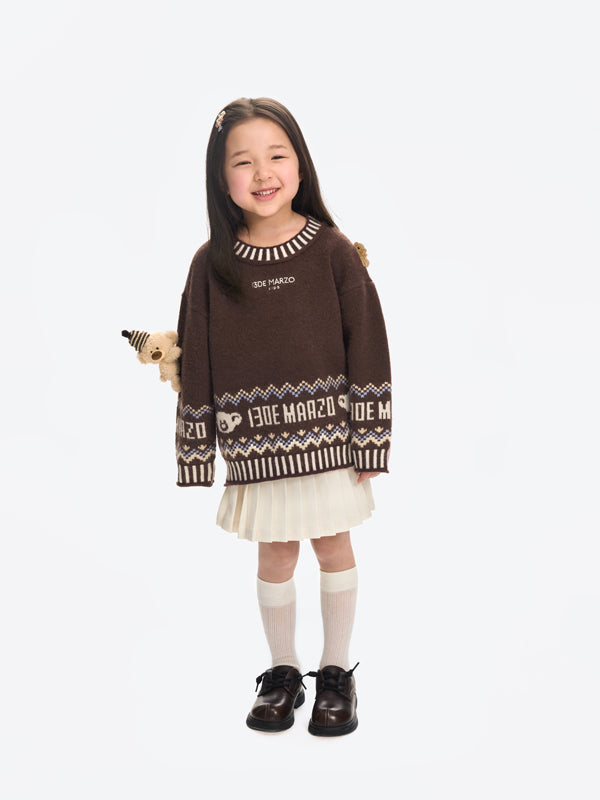 13DE MARZO BabyBear Fair Isle Knit Sweater - 13DE MARZO