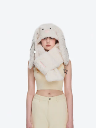 13DE MARZO Chains Hat Scarf - 13DE MARZO