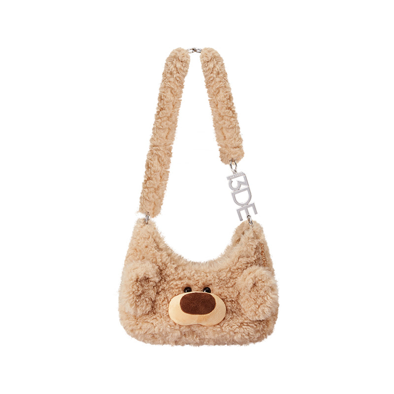 13DE MARZO Doozoo Fuzzy Underarm Bag - 13DE MARZO