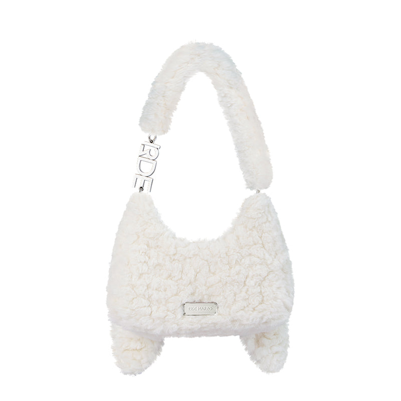 13DE MARZO Doozoo Fuzzy Underarm Bag - 13DE MARZO