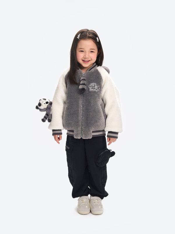 13DE MARZO Raccoon BabyBear Baseball Jacket - 13DE MARZO