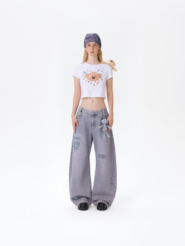 13DE MARZO Broken Blade Jeans - 13DE MARZO