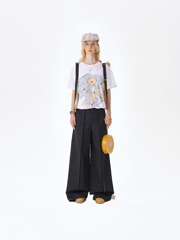 13DE MARZO Tailor Bear Ruler Overall - 13DE MARZO