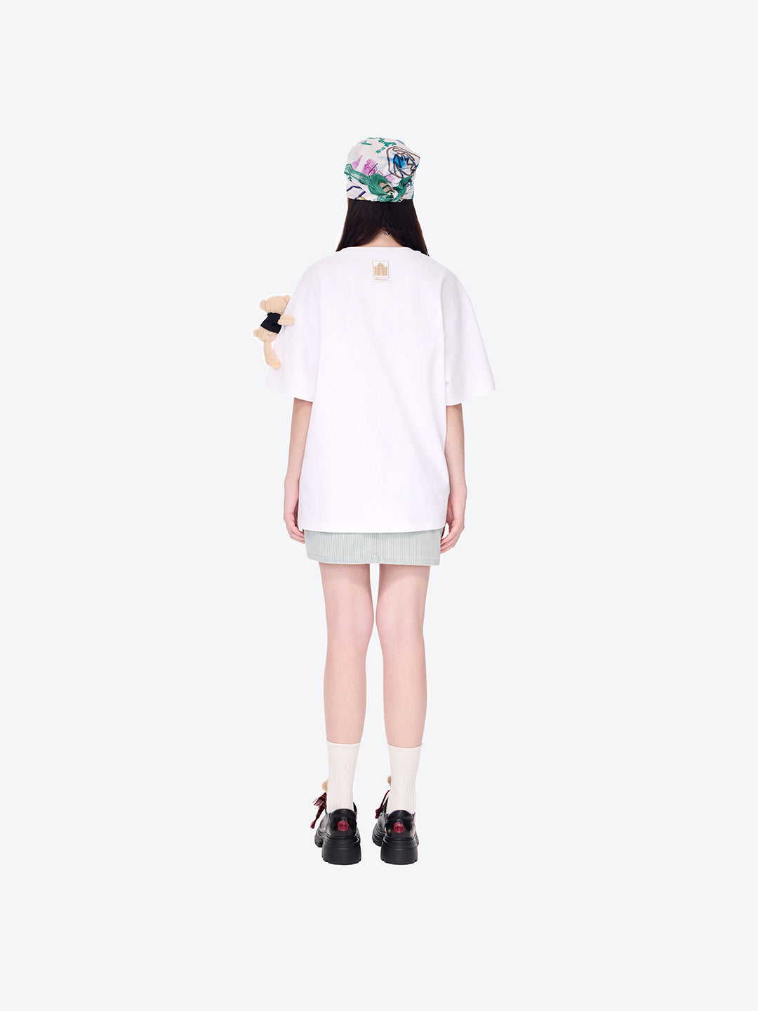 13DE MARZO Bear Macau Resort T-shirt White