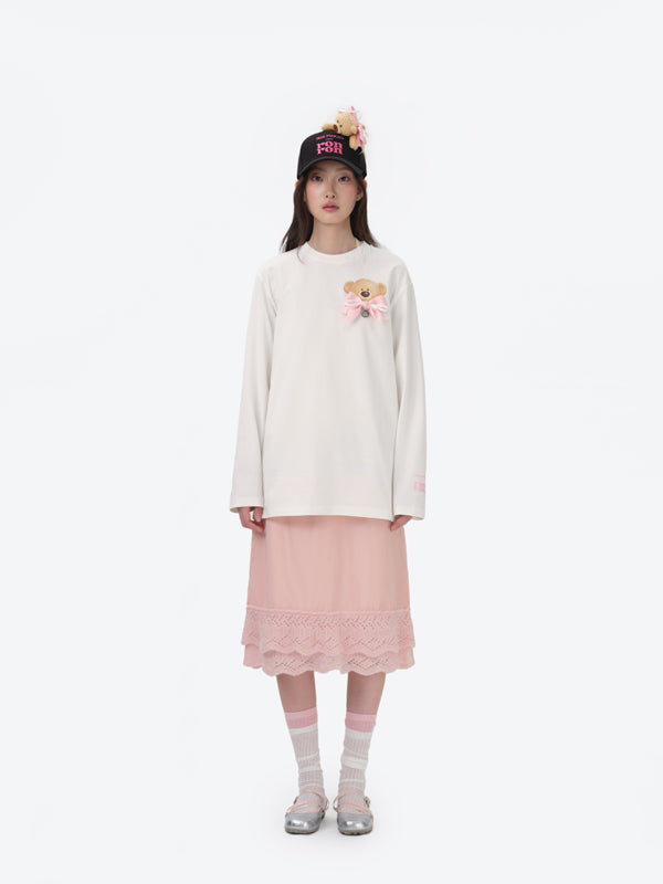 13DE MARZO RONRON Bear Ribbon Cap - 13DE MARZO