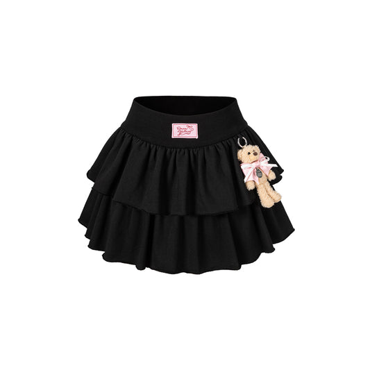 13DE MARZO RONRON Bear Ruffle Skort - 13DE MARZO