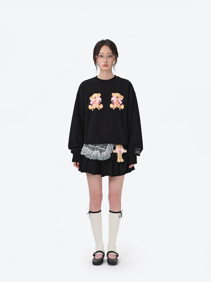 13DE MARZO RONRON Bear Ruffle Skort - 13DE MARZO