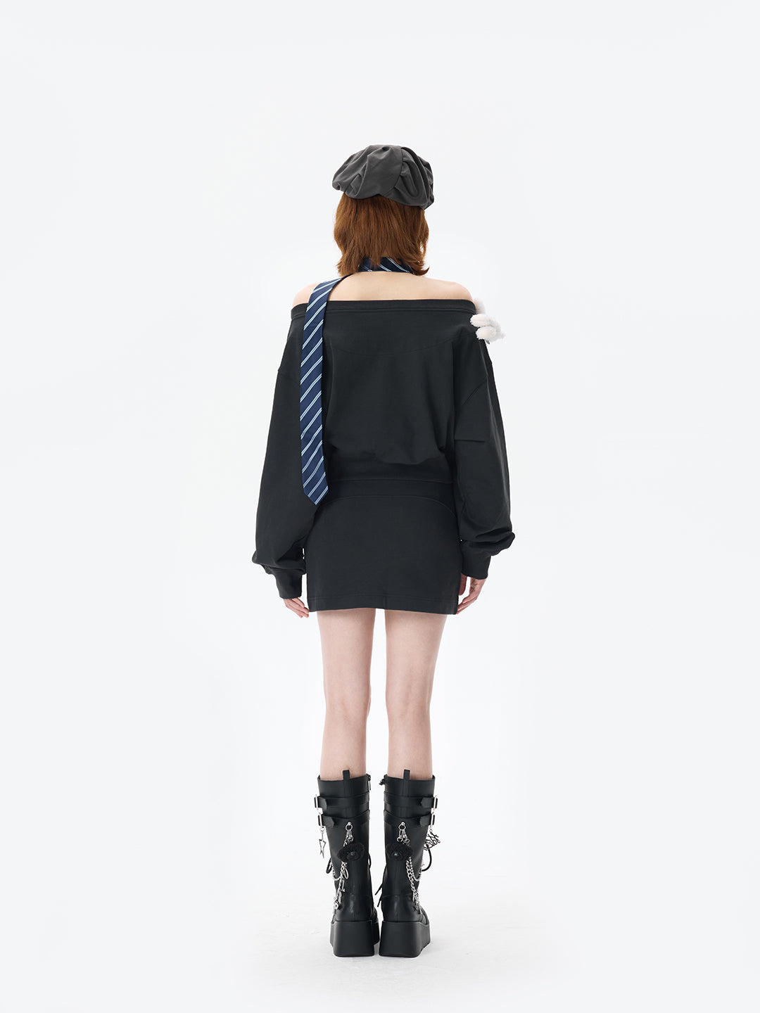 13DE MARZO Bear Lock Chain Boots