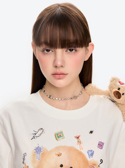 13DE MARZO Bear Hug Heart Necklace - 13DE MARZO
