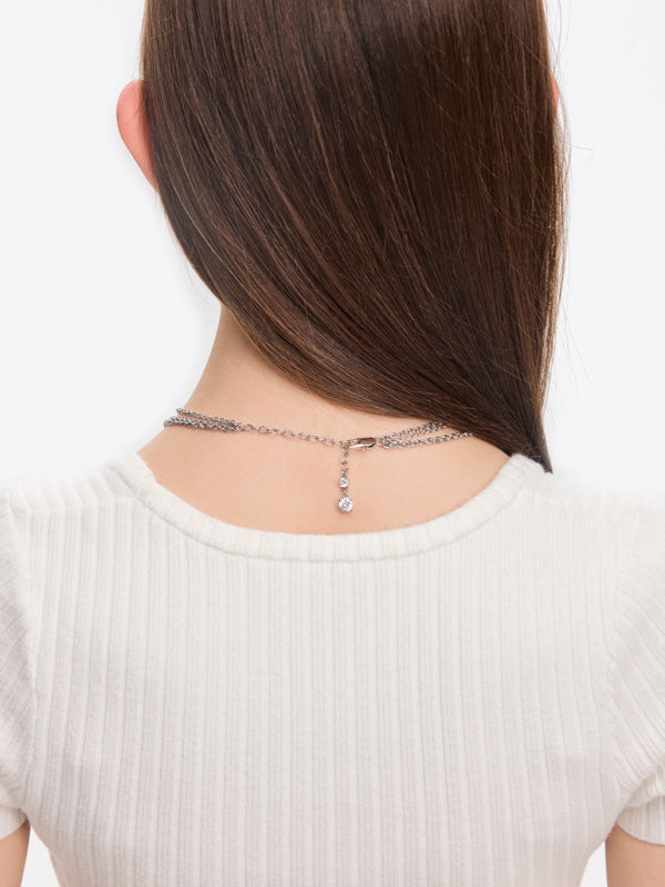 13DE MARZO Bear Hug Heart Layered Necklace - 13DE MARZO