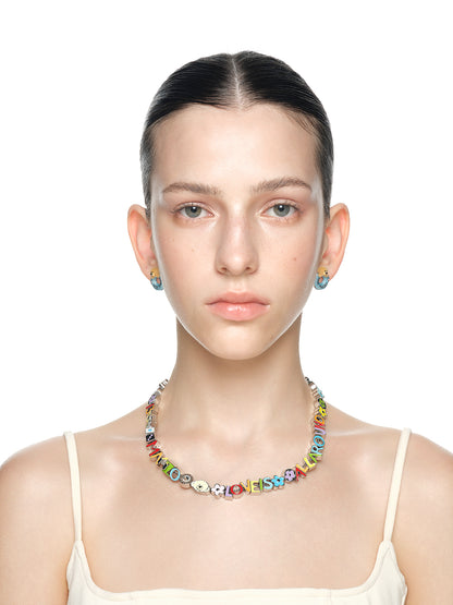 13DE MARZO Donut Bear Earring Silver - 13DE MARZO