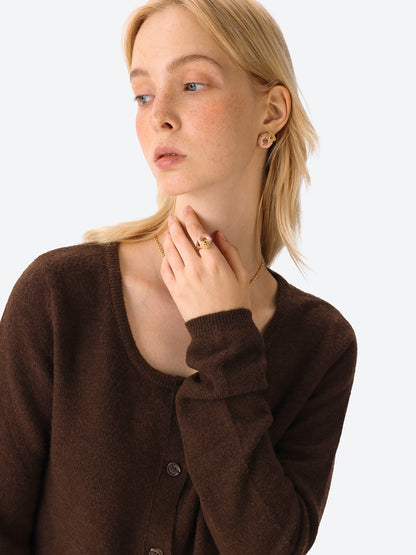 13DE MARZO Donut Bear Ring Golden - 13DE MARZO