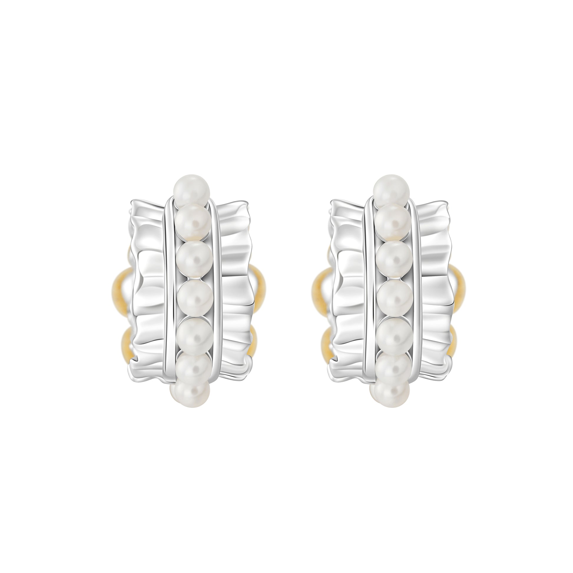 13DE MARZO Bear Pearl Earring - 13DE MARZO