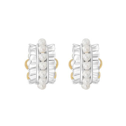 13DE MARZO Bear Pearl Earring - 13DE MARZO