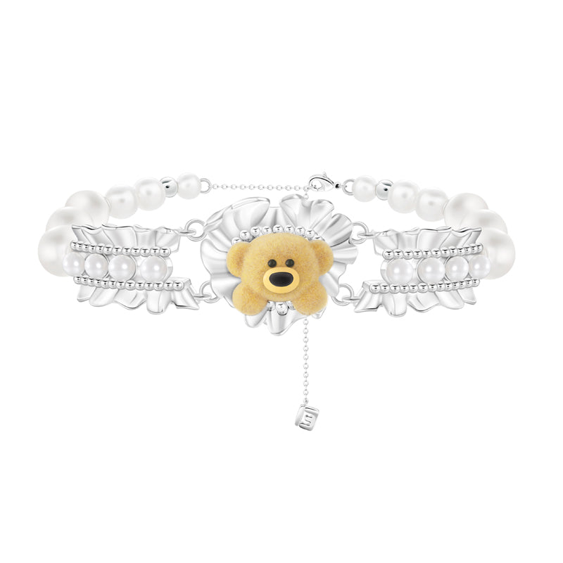 13DE MARZO Bear Pearl Bracelet - 13DE MARZO