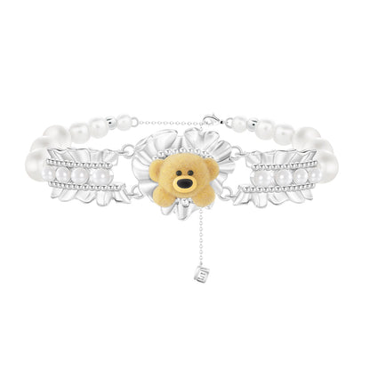 13DE MARZO Bear Pearl Bracelet - 13DE MARZO