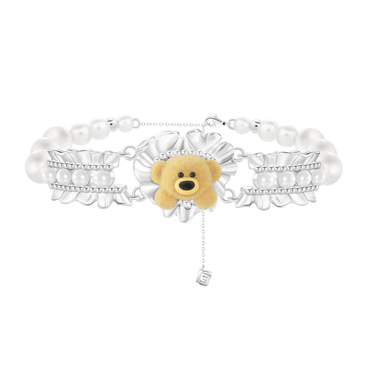 13DE MARZO Bear Pearl Bracelet - 13DE MARZO