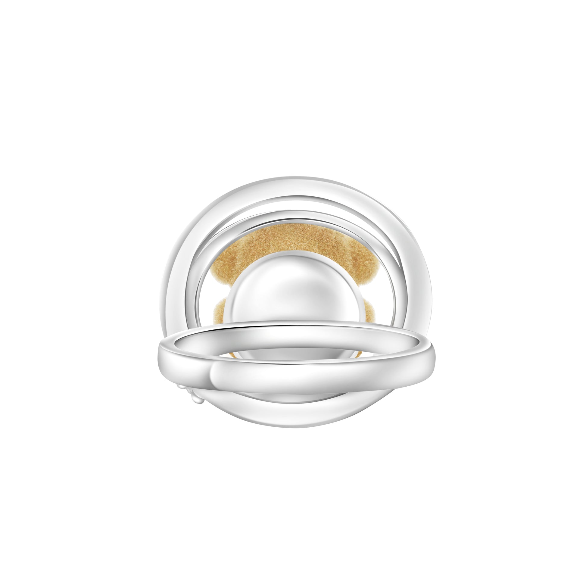 13DE MARZO Bear Planet Zircon Ring - 13DE MARZO