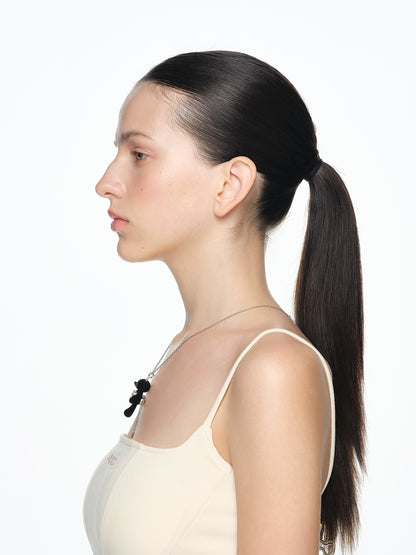 13DE MARZO Bear Demon Zircon Necklace - 13DE MARZO