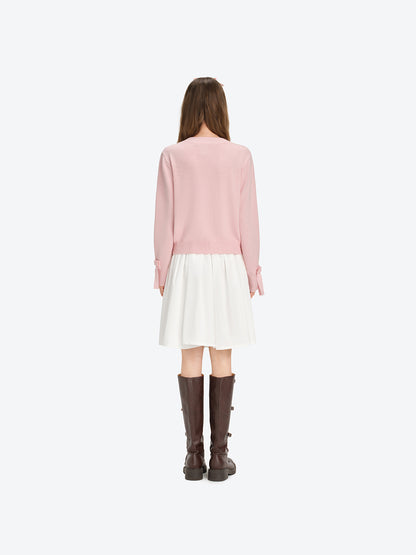 13DE MARZO Bow Detail Knitted Cardigan
