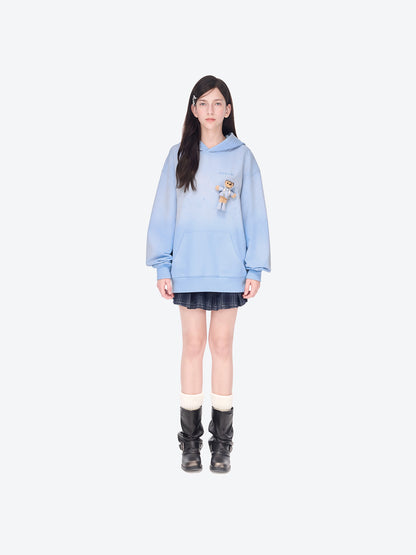 13DE MARZO Rainy Day Hoodie Blue - 13DE MARZO