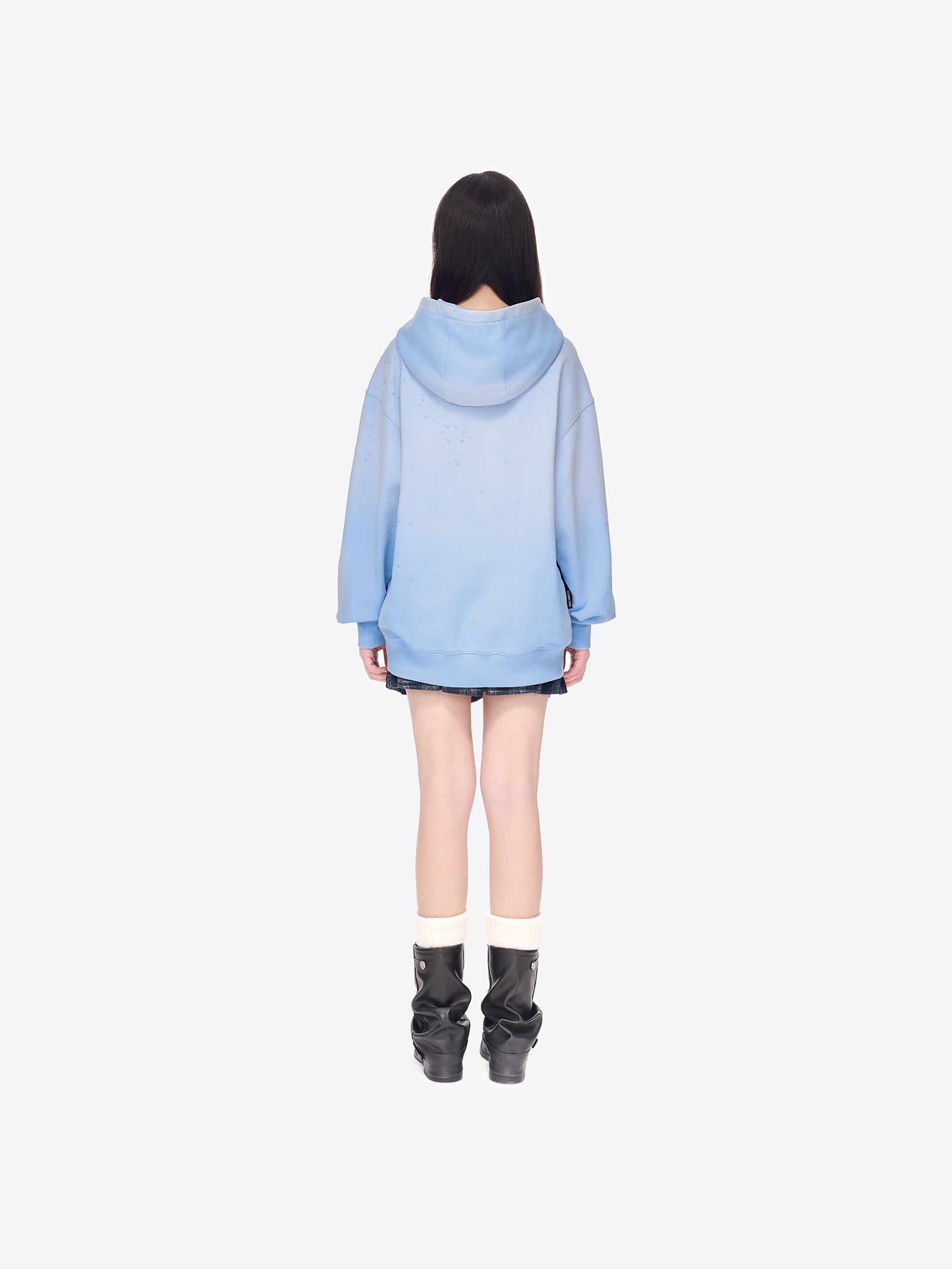 13DE MARZO Rainy Day Hoodie Blue - 13DE MARZO